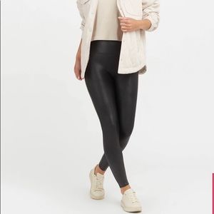 NWT- Spanx Faux Leather Leggings